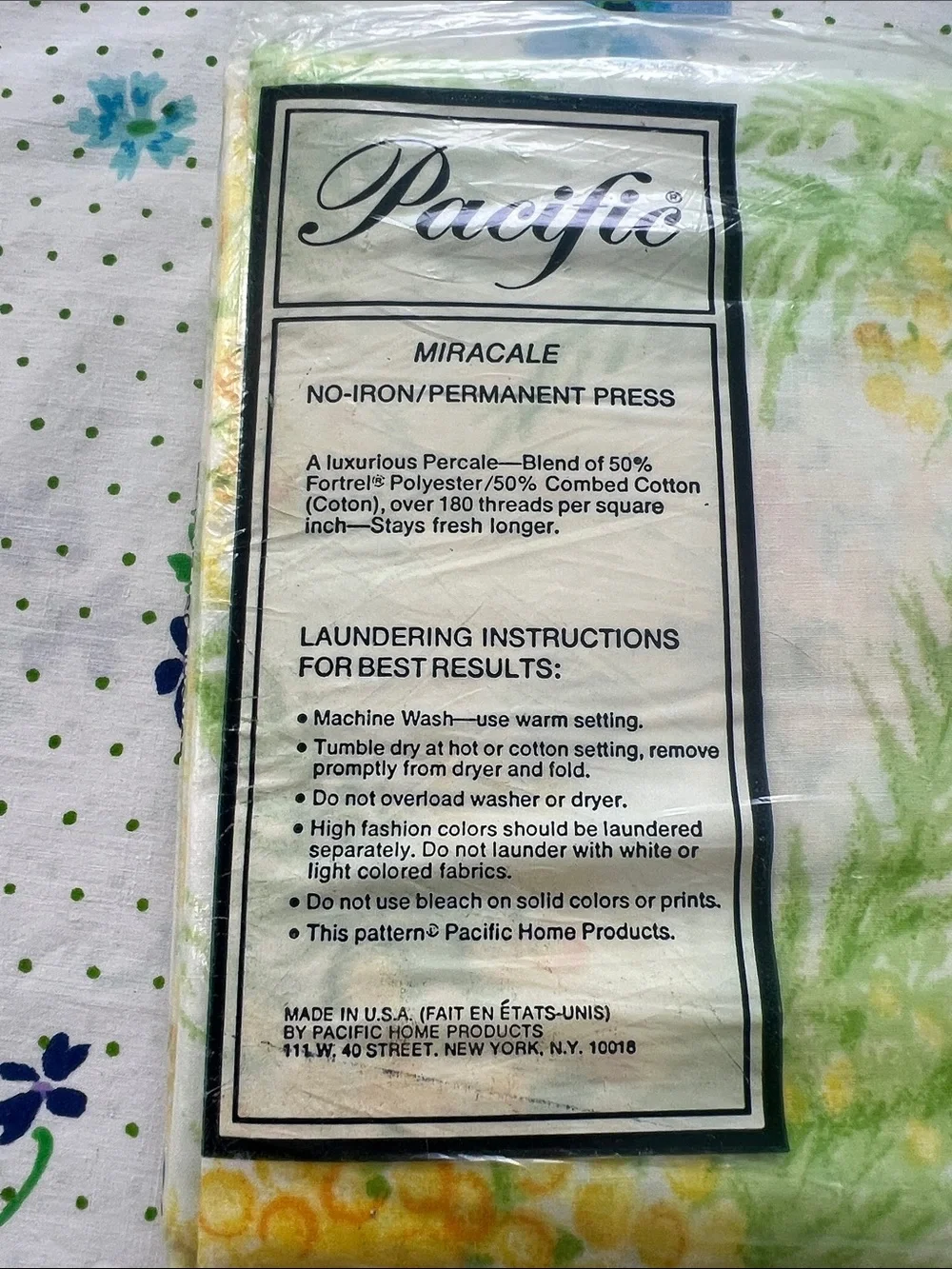Pacific Vintage Twin Sheet 50/50 French Mimosa
